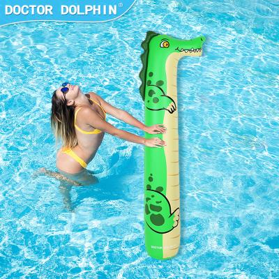 China Popular Doctor Dolphin Water Play Equipment Pool Floating Inflatable Air Lounge Pool Float for sale