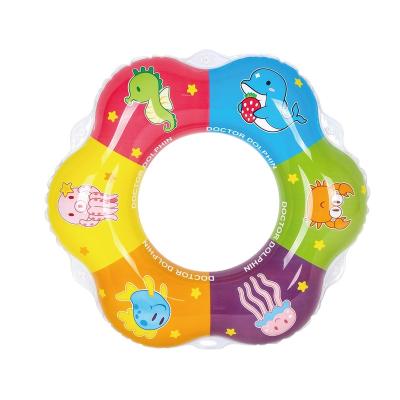 China Fashionable Doctor Dolphin Kids Inflatable Float Swim Ring Pool Float Swimming Ring for sale