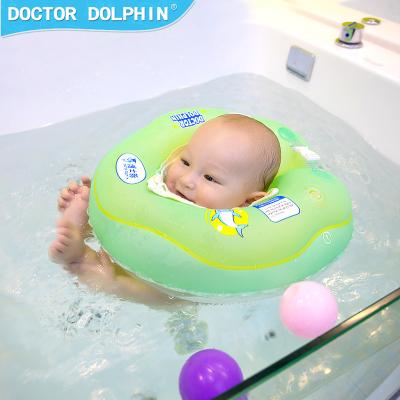 China Fashionable Doctor Dolphin Plum Blossom Collar PVC Baby Float Pool Floating Inflatable Float Swimming Ring for sale