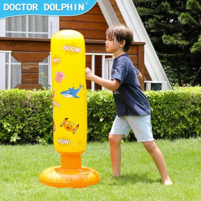 China Doctor Dolphin Marine Inflatable Rocker to Life Vertical Inflatable Decompression Toy Entertainment Sandbag for sale