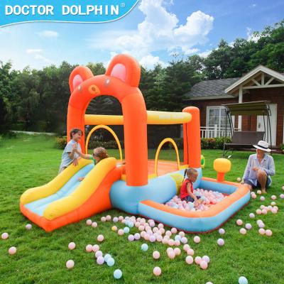 China Multifunctional Doctor Dolphin Rent Inflatable Jumping House Castle Bouncy Games Bounce House For Kids for sale