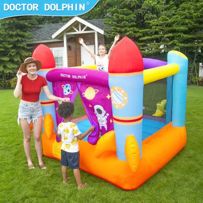 China Hot Sale Doctor Dolphin Air Castle Modern Commercial Cheap Inflatable Bouncer Mini Jumping Bouncy Castle for sale