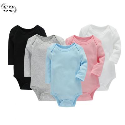 China 100% Cotton Baby Sleepers Newborn Baby Boy Girl Soft Jumpsuit Pajamas Clothes Custom Baby Rompers for sale