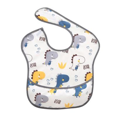 China 2023 New Design Baby Toddler Cute Washable Bib Waterproof Feeding Bib for sale