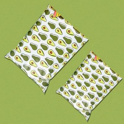 China Disposable Express Poly Mailers Mailing Bags With Beautiful Pattern For Parcel Transport for sale