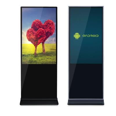 China Indoor System 43 Touch Screen Android Slim Display Signage LCD Advertising Digital Signage Monitor TV for sale