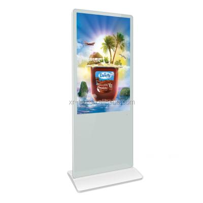 China Hot 49 inch indoor factory vertical ad floor stand advertising wifi 4g media player lcd digital signage display screen for sale