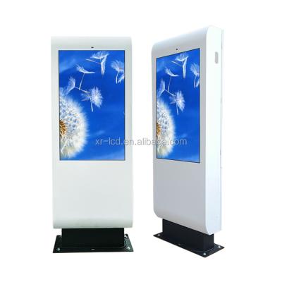 China Outdoor Customize 49 Inch Floor Standing Outdoor Digital Signage Advertising Kiosk Digital Screen Advertising for sale