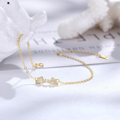 China TRENDY Tongling Bracelet Jewelry 925 Silver Bracelet Charms Customize Women Charm Bracelet Gold Women Jewelry Mesh Bling Crystal Bracelets for sale