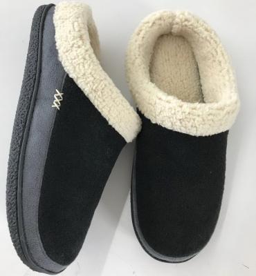 China Best Selling Breathable Italian Velvet Lambswool Fleece Cuff Men Winter Slipper for sale