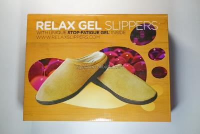 China Indoor Relax Gel Slipper, Relax Gel Slippers, TV SBR Gel Slipper, Cooling Slipper for sale