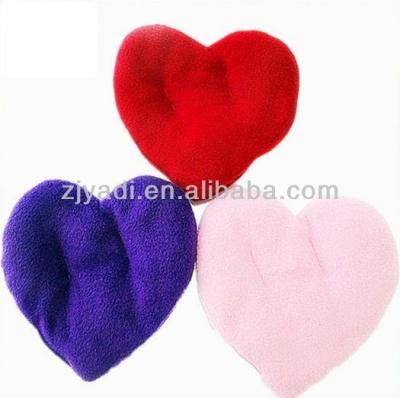 China Memory Microwave Heart Shape Cushion Heating Seeds Cushion Pillow for sale