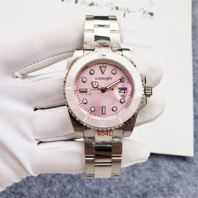 China Luxury High Quality Automatic Mechanical Women's Watch 5A 904L Steel Band Waterproof Men's Brand Watch for sale