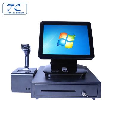 China ABS TruePos Dual Screen Cash Register Machine Pos Billing Video technical support for sale