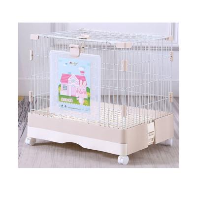 China Factory Wholesale Goods Breathable Small And Pet Style Pet Travel Cage Simple Portable Pet Cage Breathable Small Cages for sale