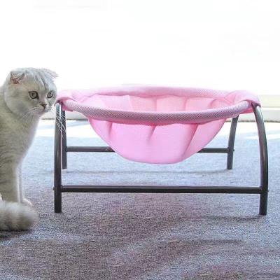 China Wholesale Durable Breathable Minimalist Round Pet Bed Cat Cooling Bed Factory Amazon Hit Travel Style Cat Dog Bed Cooling Bed for sale