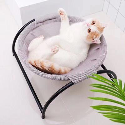 China Wholesale Durable Breathable Minimalist Round Style Pet Bed Round Style Business Travel Cat Bed Amazon Hit Factory Dog Cooling Bed for sale