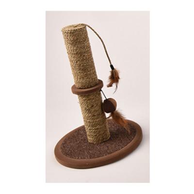 China Wholesale Amazon Success Plant Scratch Resistant Interesting Sisal Cat Tree Cat Activity Tree Stocked Small Tree For Cat for sale