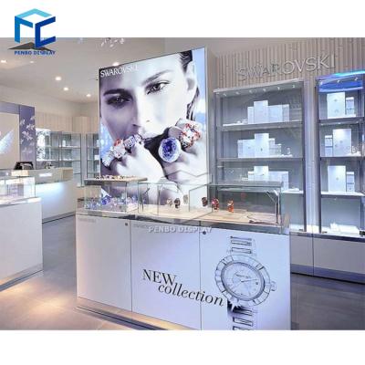 China Modern Or Customize Wooden Watch Store Glass Watch Display Cabinets Manufacturer Showcase Showcase Watch Store Furniture Design for sale