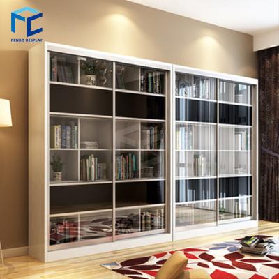 China Modern Or Customize Showroom Showcase Design Modern Design Glass Steel Glass Display Cabinet for sale