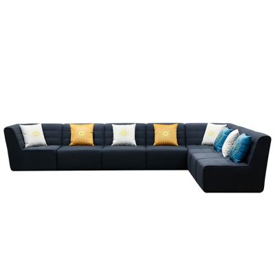 China Other Style Modern Simple Fabric Sofa Set Furniture Living Room The Block Sofa Can Adjust Its Own Style Freely for sale