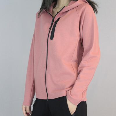 China Breathable Jina Women Long Sleeve Hoodie Half Zip Tracksuit Sweatshirt for sale