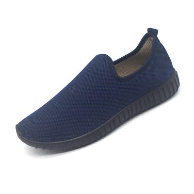 China New design men breathable casual shoes comfortable knit upper injection men shoes with cheap price for sale