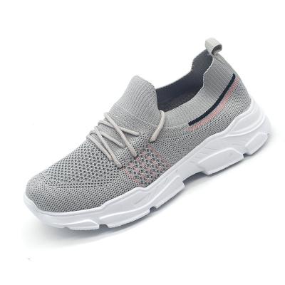 China Blue/Gray/Black/Purple Lace Up Knit Low Top Cement Women Shoes With Cheap Price for sale