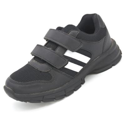 China Lightweight Black Knit Low Top Cement Kids Low Cut Shoes With Cheap Price for sale