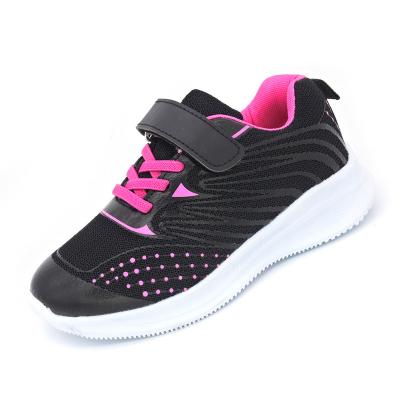 China Lightweight Black Knit Low Top Cement Kids Low Cut Shoes With Cheap Price for sale