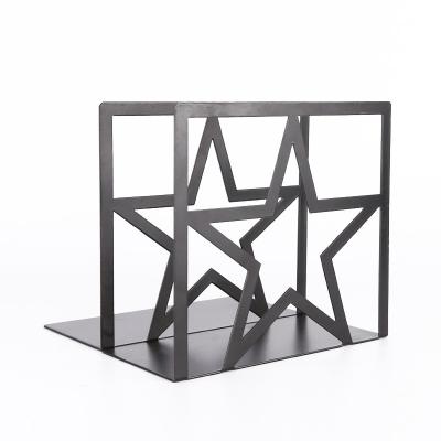 China Nordic High Quality Fine Iron In-Stock Star Book Letters Bookends for sale