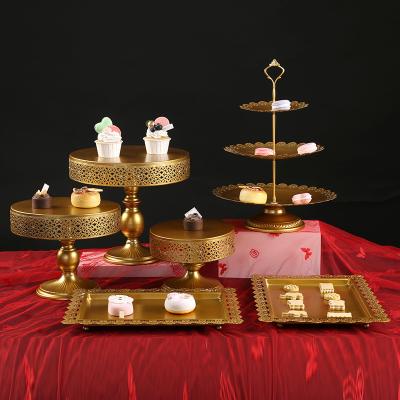 China Viable Cakes and High Quality Wedding Party Pastries Decorating Cake Stand Table Cake Stand for sale