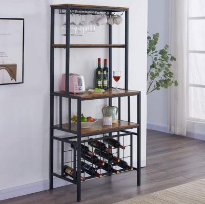 China Wholesale Convertible Simple Modern Home Living Room Furniture Wine Display Storage Red Wine Rack for sale