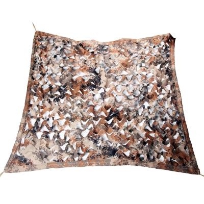 China 210d forest desert shape camo making shooting skin camouflage net for military for sale