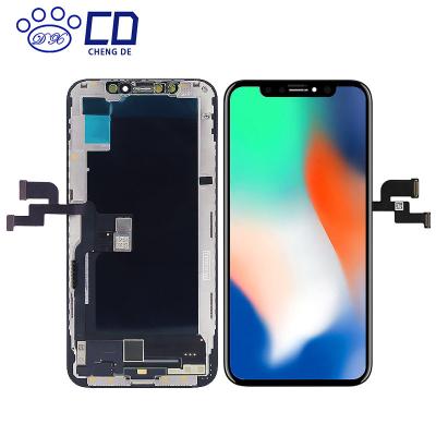 China For iphone X lcd screen 100% determined iphone X display lcd screen for iphone x oled screen crystal displays replacement fluids for iPhone X for sale