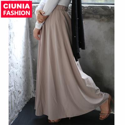 China 2194#Ladies Latest Design Long Skirt New Fashion Party Wear Skirt Pleated Full Length Maxi Skirt S M L XL XXL 3XL for sale