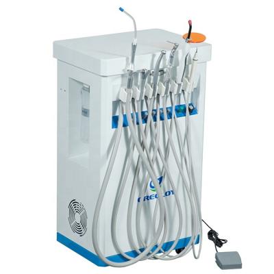 China Greeloy Mobile Portable Dental Unit with Portable Air Compressor /Dental Unit for Clinic GU-P209 for sale