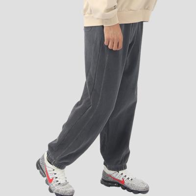 China 2021 new Anti-wrinkle men's pants casual and comfortable loose knitted pants designs for sale