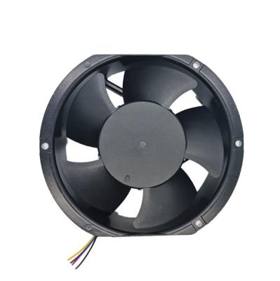 China Large Air Circulation DC Fan 5000rpm 400 CFM Axial Ventilation Exhaust Fan 172 x 150 x 51mm Ball Bearing 24V 48V for Electric Roofing Machine for sale