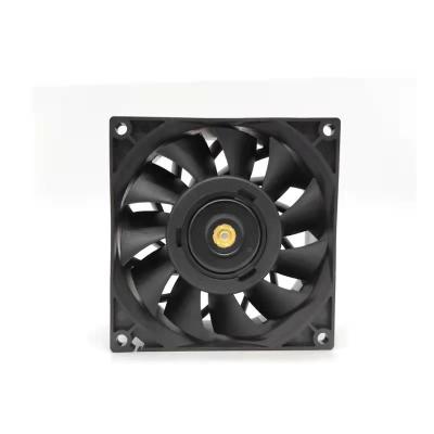 China Large Air Circulation 9238 DC 12V 24V 48V Axial Fan Fan For Welding Machine Brushless DC Air Conditioning Compressor Exhaust Fan 92*92*38mm for sale