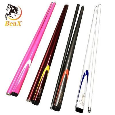 China Hot Selling Replica 00140 Factory Price Carbon Fiber Replica 1/2 Style Billiard Cue for sale