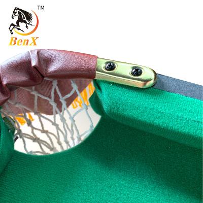 China Benxiao Cotton Kids Snooker Mini Pool Table Billiard Table Factory Direct Sale 120cm Net Legs Adjustable for sale