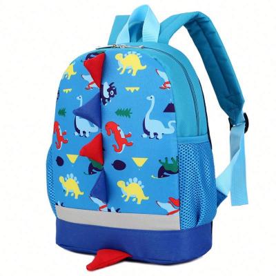 China New Design Cartoon Lightweight Kindergarten Backpack Cute Boys Girls Kids Backpack Dinosaur Baby School Bag for sale