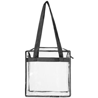 China Fashion PVC Shopping Bag Lightweight Hot Selling Tote Bags Shoulder Transparent Shopping Clear Bag for sale