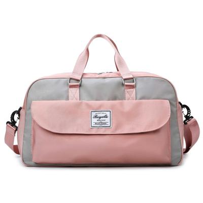 China Fashion New Large Capacity Gym Travel Luggage Duffel Bag Leisure Fashion Waterproof Duffel Bag With Zipper for sale