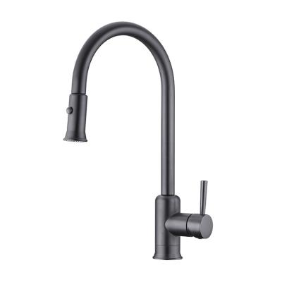 China Other Kitchen Faucet Brass Hot And Cold Mixer Tap Water Kitchen Sink Rotation 360 Degree Double Pull Down Kitchen Sink Faucet for sale