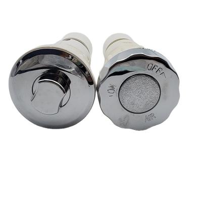 China Air Control& Factory Made Cheap Push Button Bathtub Accessories Pneumatic Waterproof Momentary Air Swirl Switch for sale