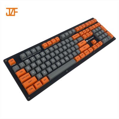 China Gaming/Office/Household 20% Discount Gray Orange OEM Profile 87 61 104 Key Doubleshot PBT Customized GMK Backlit Keycaps For Mechanical Keyboard for sale