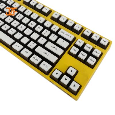 China Mechanical Keyboard PBT Craftsman DSA Pudding Keycaps 100%/80%/70%/60% Gaming/Office/Household Gaming Dye-Sub Keycaps 1U Mixded Custom Color for sale