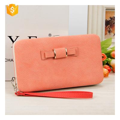 China Wholesale Good Prices RFID Long Colors PU Women Leather Wallet Women Multi Clutch Wallet For Ladies for sale